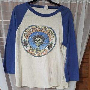 Authentic Vintage Grateful Dead "Bertha" Raglan T